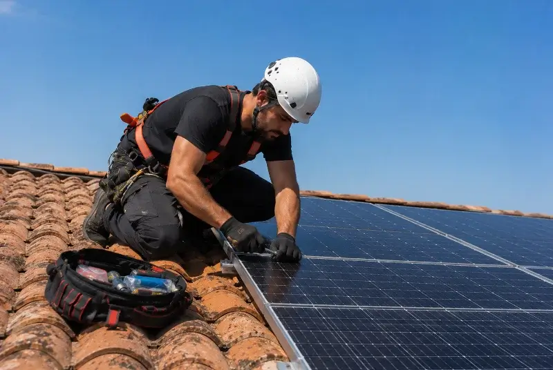 Maintenance et monitoring de panneaux solaires à Courant